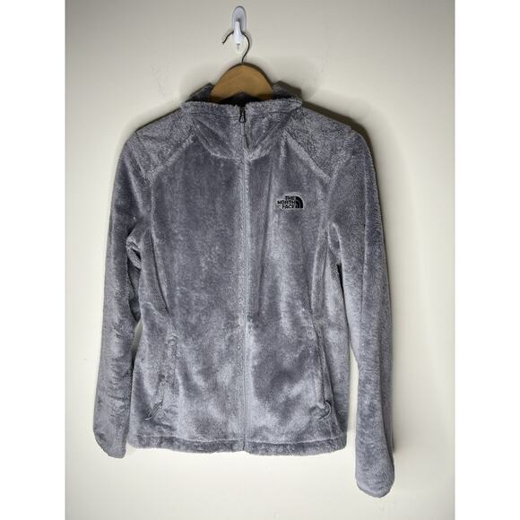 The North Face Jackets & Blazers - The North Face Jacket Womens Size M Osito Full Zip Fleece Gray Fuzzy Outdoor